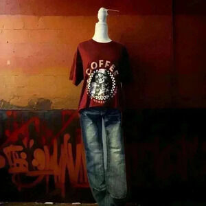 Women's T-Shirt Homemade (Coffee) Size L